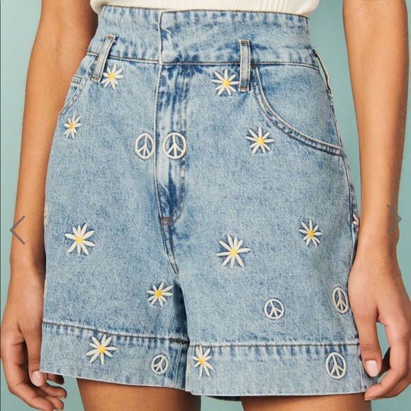 Sandro Pants - Sandro Embroidered Shorts